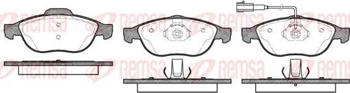 Kawe 0660 11 - Kit de plaquettes de frein, frein à disque cwaw.fr