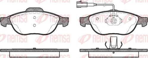 Kawe 0660 22 - Kit de plaquettes de frein, frein à disque cwaw.fr