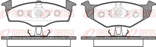 Kawe 0609 00 - Kit de plaquettes de frein, frein à disque cwaw.fr