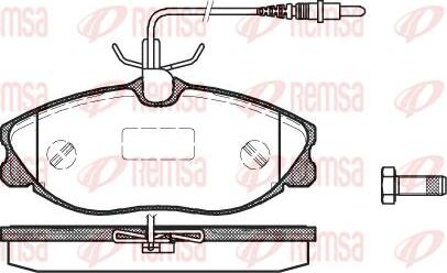 Kawe 0604 04 - Kit de plaquettes de frein, frein à disque cwaw.fr