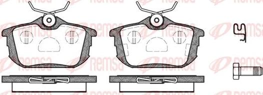 Kawe 0605 02 - Kit de plaquettes de frein, frein à disque cwaw.fr