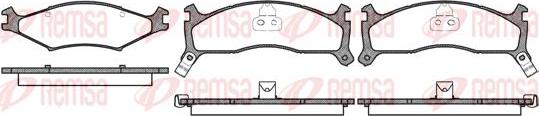 Kawe 0600 02 - Kit de plaquettes de frein, frein à disque cwaw.fr