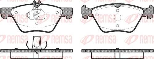 Kawe 0601 00 - Kit de plaquettes de frein, frein à disque cwaw.fr