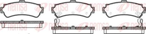 Kawe 0607 02 - Kit de plaquettes de frein, frein à disque cwaw.fr