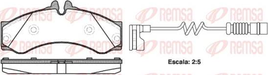 Kawe 0614 12 - Kit de plaquettes de frein, frein à disque cwaw.fr