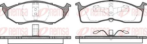 Kawe 0610 00 - Kit de plaquettes de frein, frein à disque cwaw.fr