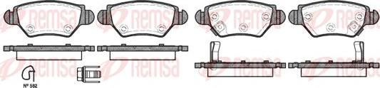 Kawe 0685 22 - Kit de plaquettes de frein, frein à disque cwaw.fr