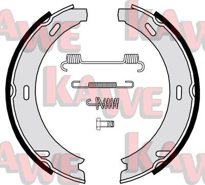 Kawe 06869 - Jeu de mâchoires de frein, frein de stationnement cwaw.fr