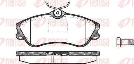 Kawe 0634 00 - Kit de plaquettes de frein, frein à disque cwaw.fr