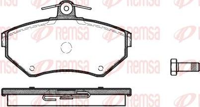 Kawe 0631 00 - Kit de plaquettes de frein, frein à disque cwaw.fr