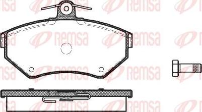 Kawe 0631 10 - Kit de plaquettes de frein, frein à disque cwaw.fr