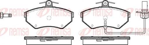 Kawe 0631 12 - Kit de plaquettes de frein, frein à disque cwaw.fr