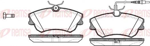 Kawe 0638 02 - Kit de plaquettes de frein, frein à disque cwaw.fr