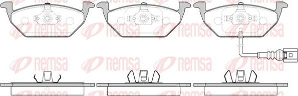 Kawe 0633 41 - Kit de plaquettes de frein, frein à disque cwaw.fr