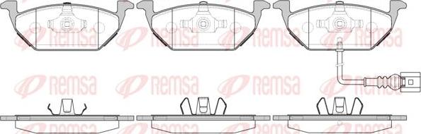 Kawe 0633 31 - Kit de plaquettes de frein, frein à disque cwaw.fr