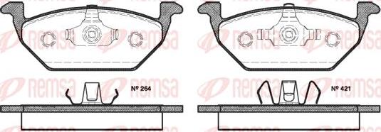 Kawe 0633 20 - Kit de plaquettes de frein, frein à disque cwaw.fr