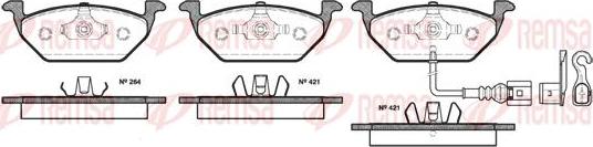 Kawe 0633 21 - Kit de plaquettes de frein, frein à disque cwaw.fr