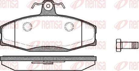 Kawe 0620 20 - Kit de plaquettes de frein, frein à disque cwaw.fr