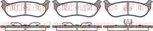 Kawe 0628 75 - Kit de plaquettes de frein, frein à disque cwaw.fr