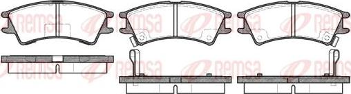 Kawe 0675 02 - Kit de plaquettes de frein, frein à disque cwaw.fr