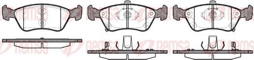 Kawe 0676 02 - Kit de plaquettes de frein, frein à disque cwaw.fr