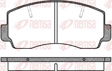 Kawe 0094 20 - Kit de plaquettes de frein, frein à disque cwaw.fr