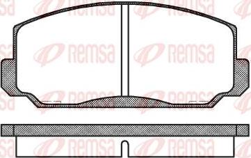 Kawe 0098 00 - Kit de plaquettes de frein, frein à disque cwaw.fr