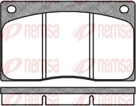 Kawe 0044 00 - Kit de plaquettes de frein, frein à disque cwaw.fr