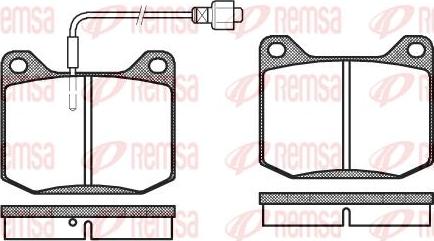 Kawe 0045 02 - Kit de plaquettes de frein, frein à disque cwaw.fr