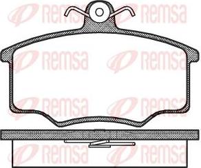 Kawe 0046 00 - Kit de plaquettes de frein, frein à disque cwaw.fr