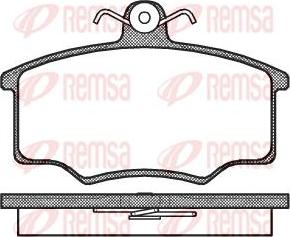 Kawe 0046 20 - Kit de plaquettes de frein, frein à disque cwaw.fr