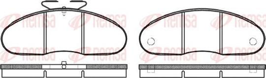 Kawe 0048 00 - Kit de plaquettes de frein, frein à disque cwaw.fr