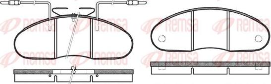 Kawe 0048 02 - Kit de plaquettes de frein, frein à disque cwaw.fr