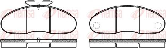 Kawe 0048 10 - Kit de plaquettes de frein, frein à disque cwaw.fr