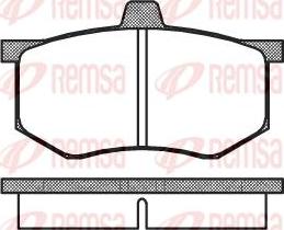 Kawe 0043 00 - Kit de plaquettes de frein, frein à disque cwaw.fr