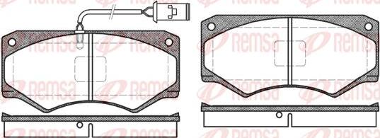 Kawe 0047 52 - Kit de plaquettes de frein, frein à disque cwaw.fr