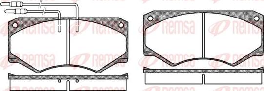 Kawe 0047 04 - Kit de plaquettes de frein, frein à disque cwaw.fr