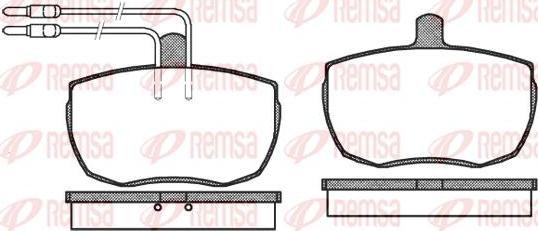 Kawe 0056 04 - Kit de plaquettes de frein, frein à disque cwaw.fr