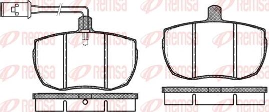 Kawe 0056 12 - Kit de plaquettes de frein, frein à disque cwaw.fr