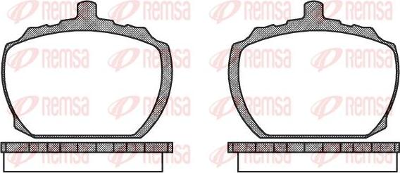 Kawe 0058 10 - Kit de plaquettes de frein, frein à disque cwaw.fr