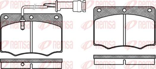 Kawe 0064 02 - Kit de plaquettes de frein, frein à disque cwaw.fr