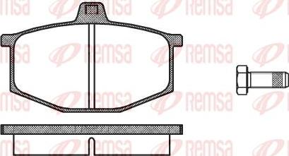 Kawe 0060 00 - Kit de plaquettes de frein, frein à disque cwaw.fr