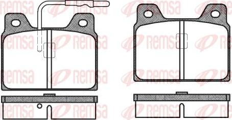 Kawe 0068 02 - Kit de plaquettes de frein, frein à disque cwaw.fr