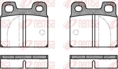 Kawe 0005 00 - Kit de plaquettes de frein, frein à disque cwaw.fr