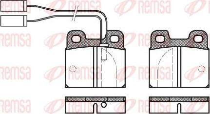 Kawe 0005 01 - Kit de plaquettes de frein, frein à disque cwaw.fr