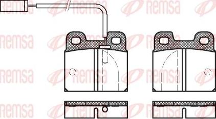 Kawe 0005 11 - Kit de plaquettes de frein, frein à disque cwaw.fr