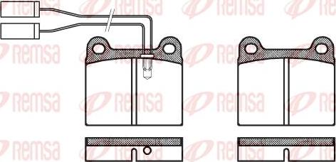 Kawe 0006 01 - Kit de plaquettes de frein, frein à disque cwaw.fr