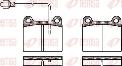 Kawe 0006 02 - Kit de plaquettes de frein, frein à disque cwaw.fr