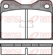 Kawe 0008 10 - Kit de plaquettes de frein, frein à disque cwaw.fr