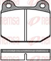 Kawe 0014 00 - Kit de plaquettes de frein, frein à disque cwaw.fr